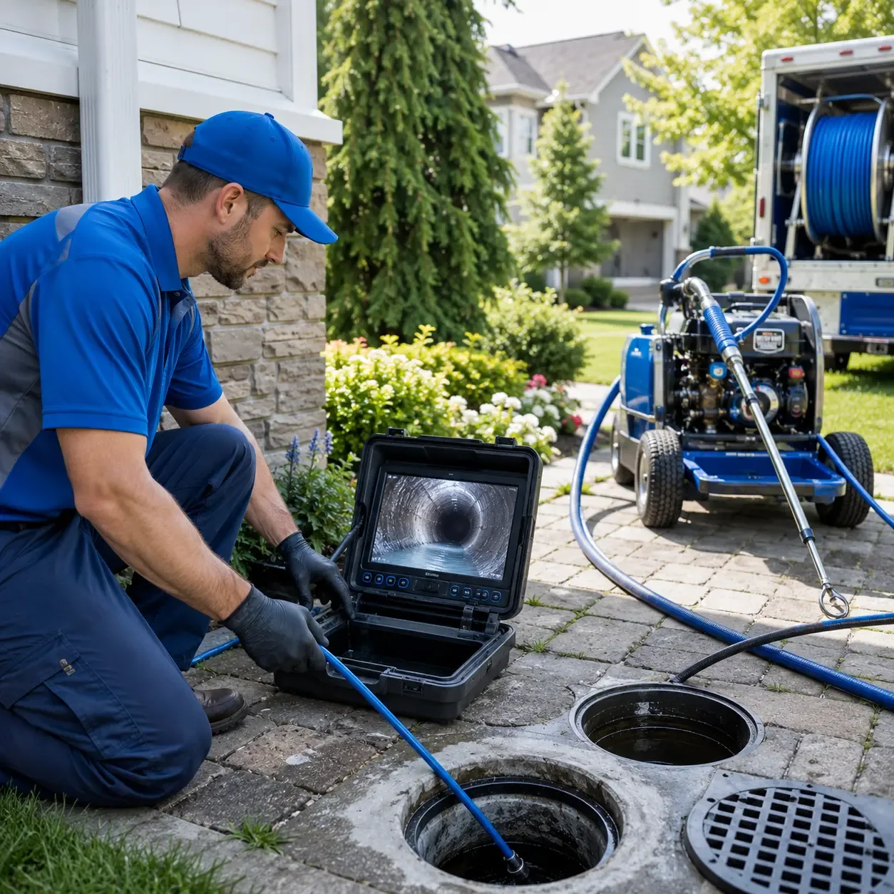 Outdoor drain cleaning professionals serving Landers, CA